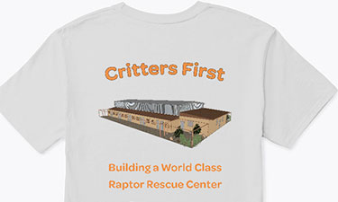 Critters First Rescue Center tee